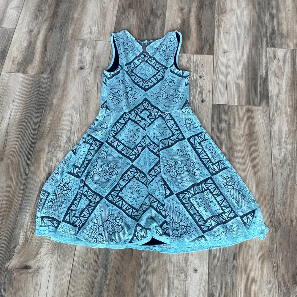 Women’s Aqua/Navy Xhilaration Dress, Size S - Picture 3 of 6